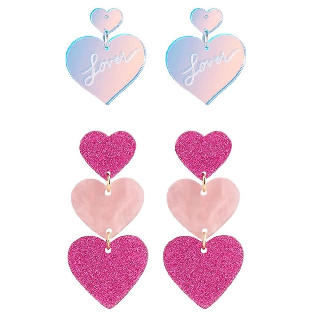 Taylor Swift Lover Earrings Set